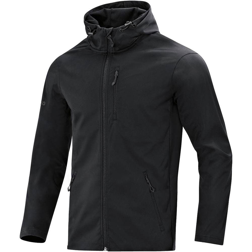 CHAQUETA SOFTSHELL JAKO PREMIUM, NEGRA NIÑO. 128 140 152 164 