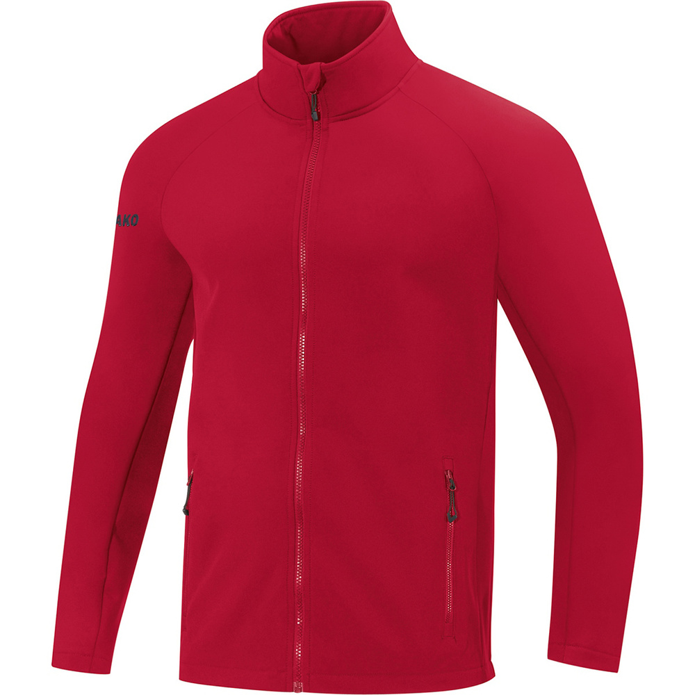 CHAQUETA SOFTSHELL JAKO TEAM, ROJA HOMBRE. S M L XL 2XL 3XL 4XL 