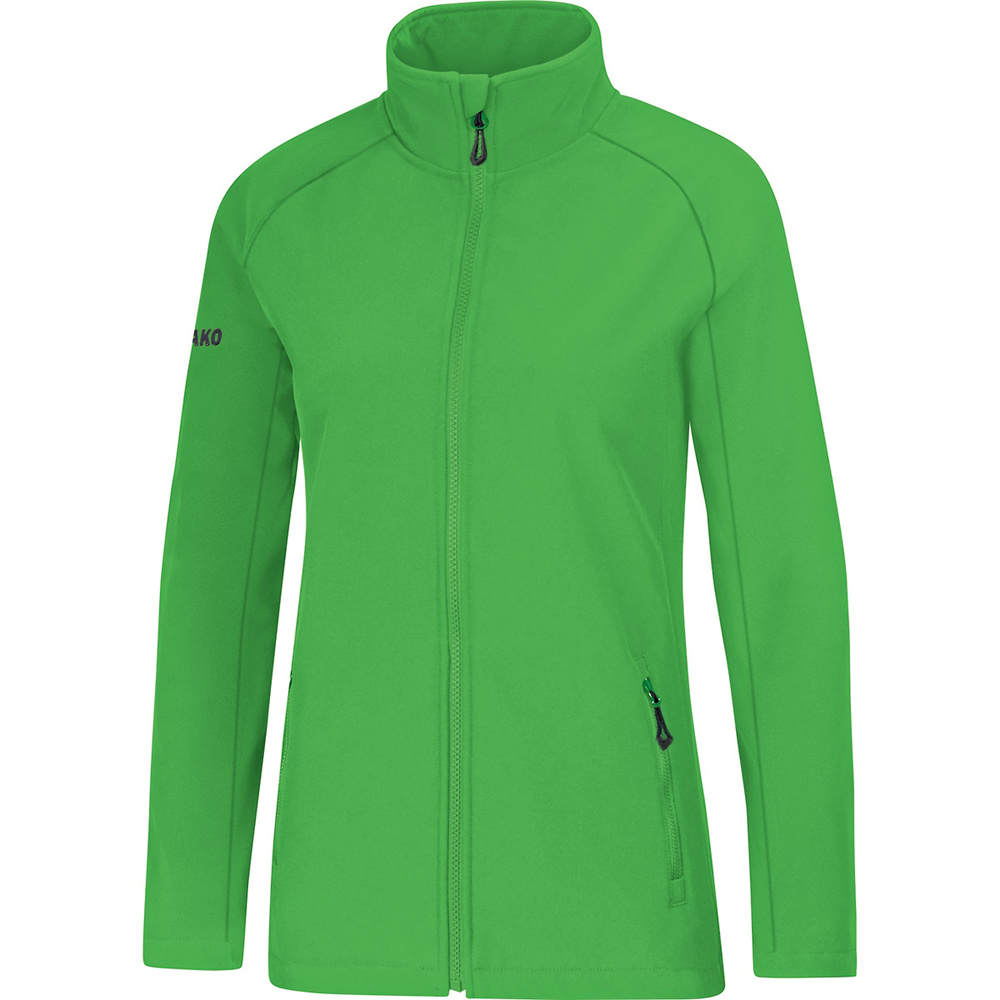 CHAQUETA SOFTSHELL JAKO TEAM, VERDE MUJER 34 36 38 40 42 44 