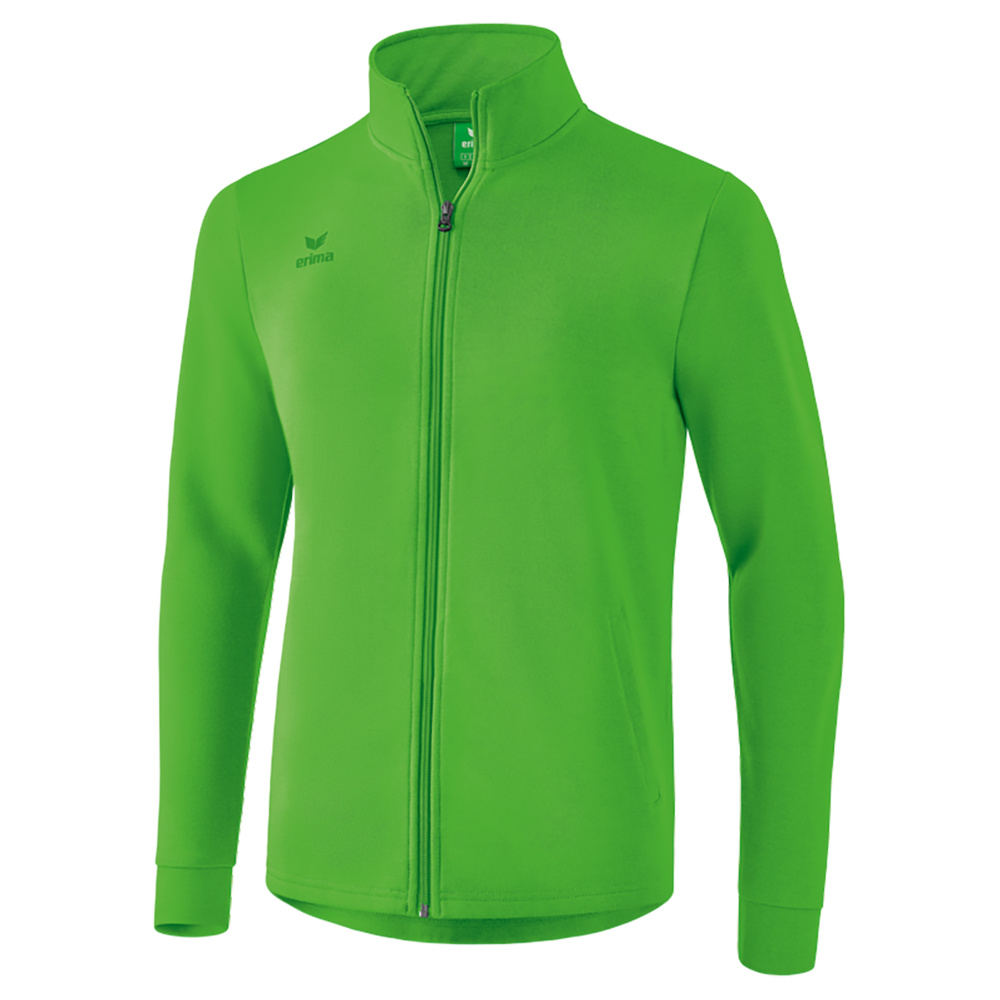 CHAQUETA-SUDADERA ERIMA, VERDE HOMBRE. S M L XL 2XL 3XL 