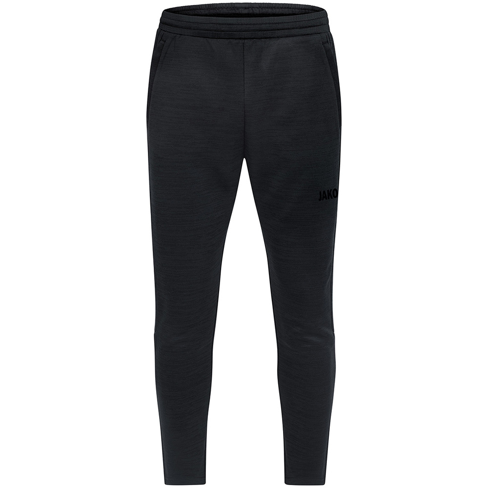 PANTALÓN DE JOGGING JAKO CHALLENGE, NEGRO MELANGE NIÑO. 128 140 152 164 