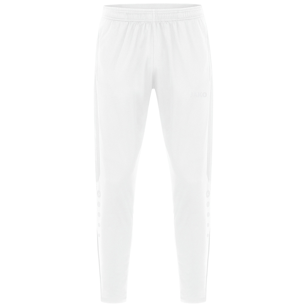 PANTALÓN JAKO POWER POLIÉSTER, BLANCO NIÑO. 116 128 140 152 164 