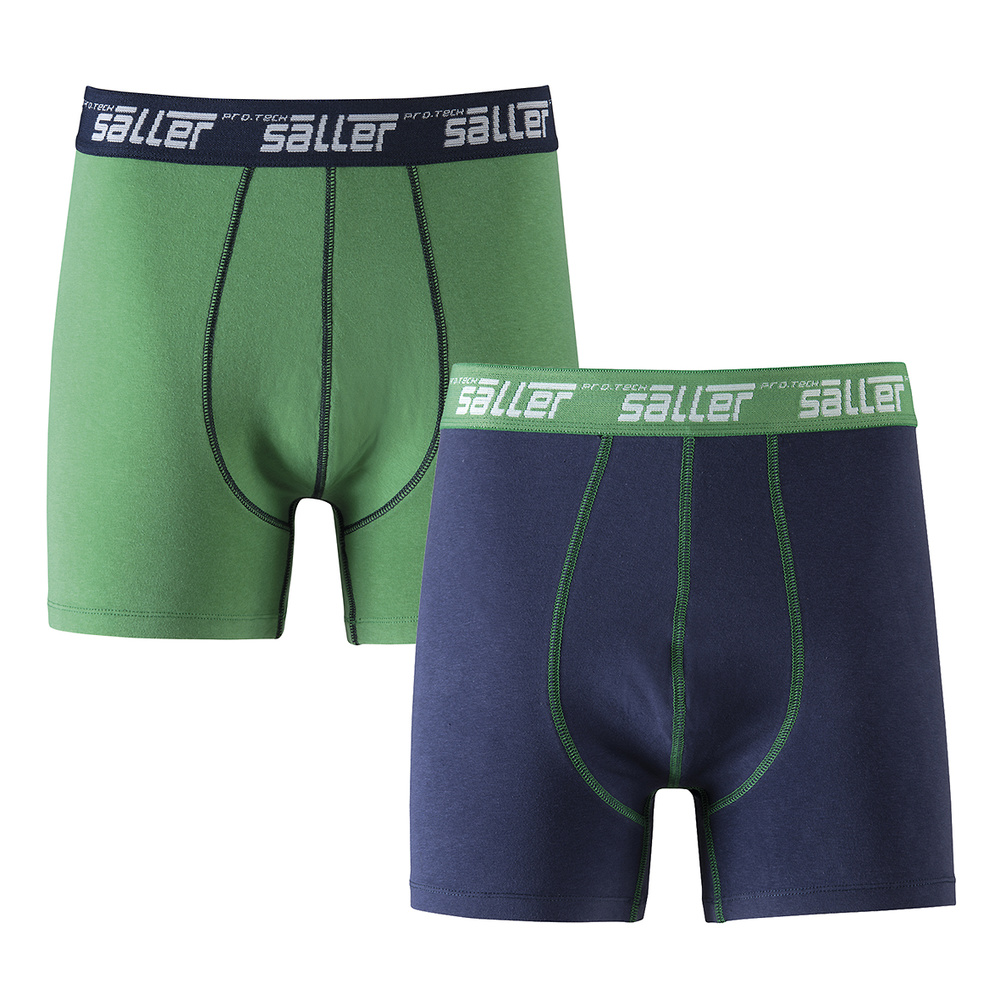 SALLER PACK DE 2 BOXER SHORT (VERDE-MARINO). S M L XL 2XL 