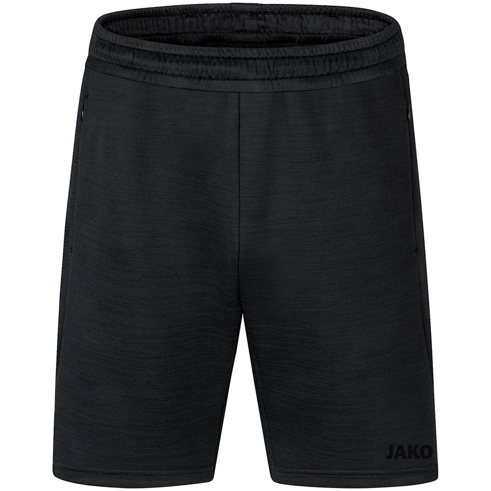 SHORT JAKO CHALLENGE, NEGRO MELANGE HOMBRE. S M L XL 2XL 3XL 4XL 