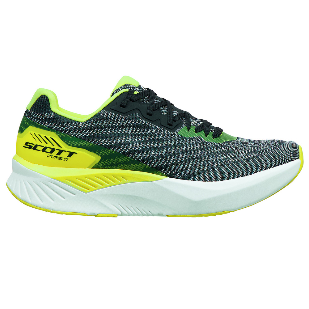 ZAPATILLAS SCOTT PURSUIT, NEGRA-AMARILLA HOMBRE. 40 40,5 41 42 42,5 43 44 44,5 45 45,5 46 47 47,5 