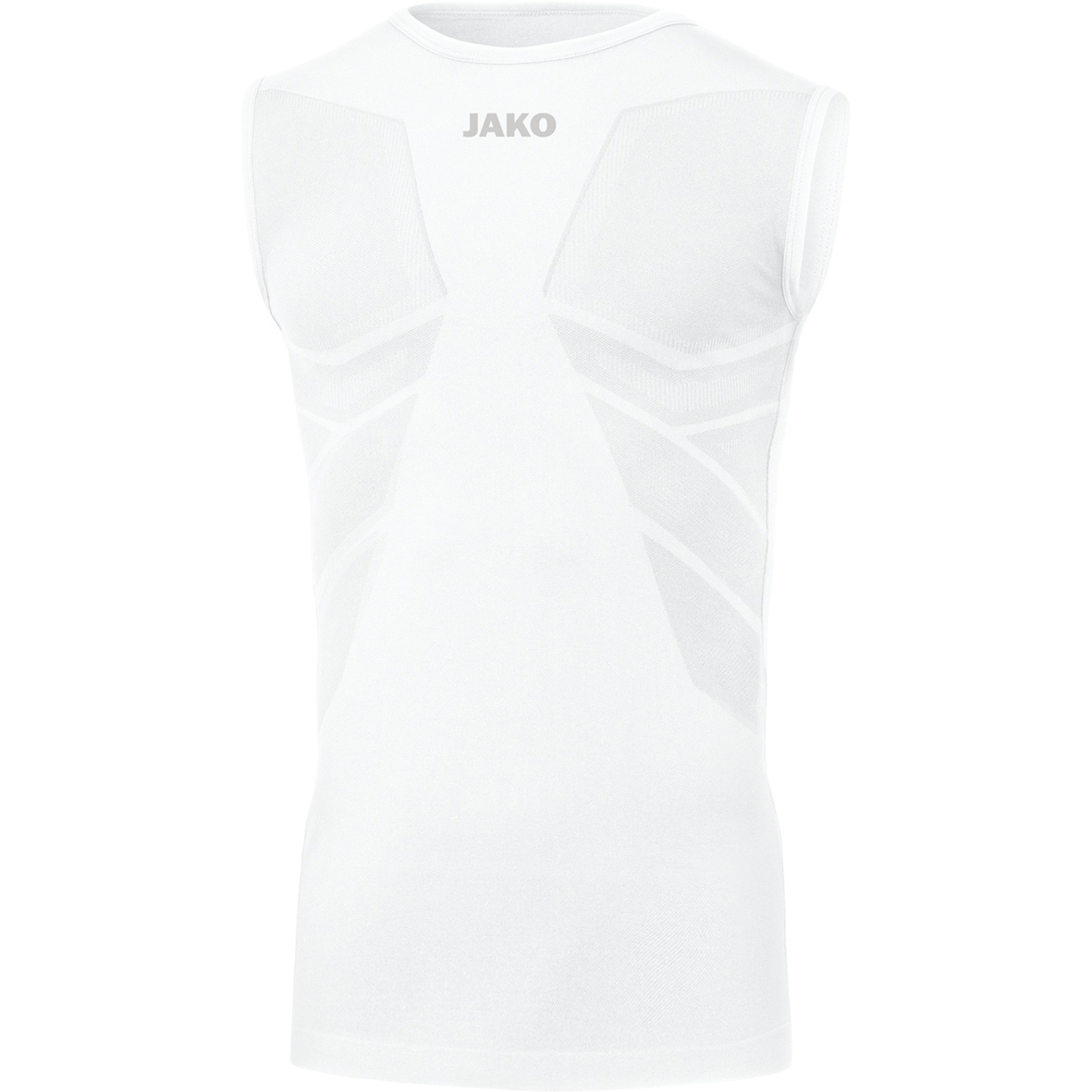 CAMISETA SIN MANGAS JAKO COMFORT 2.0, BLANCA HOMBRE.