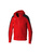 CHAQUETA ERIMA EVO STAR ENTRENAMIENTO CON CAPUCHA, ROJO-NEGRO-NIÑO