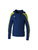 ERIMA EVO STAR HOODY, NAVY-LIME-KID