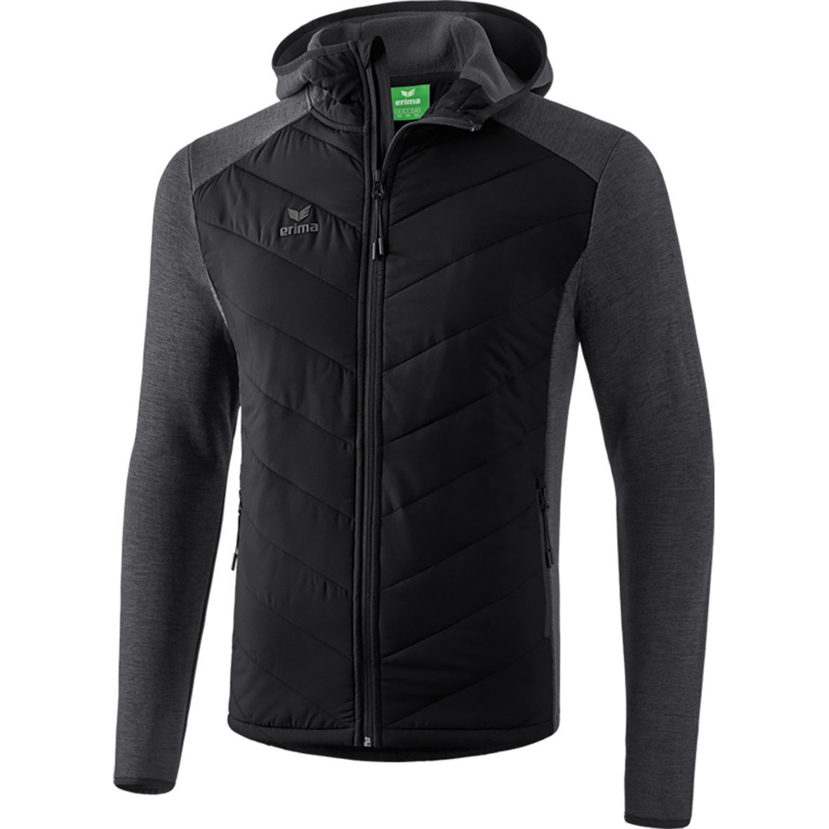 ERIMA QUILTED JACKET FUNCTION, BLACK KIDS.