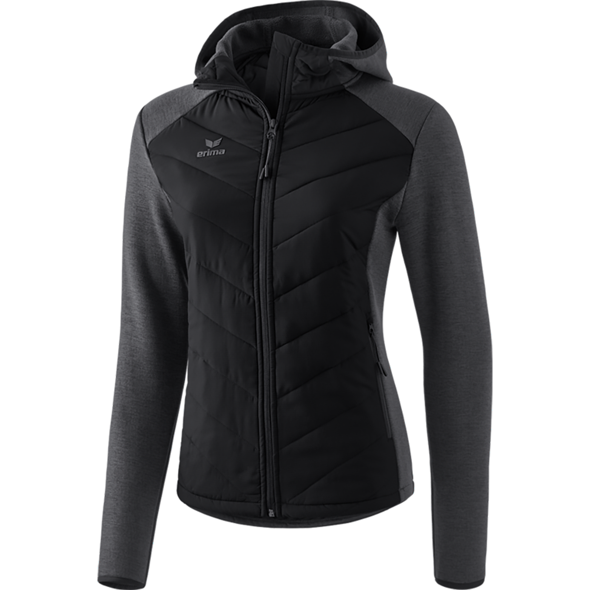 ERIMA QUILTED JACKET FUNCTION, BLACK WOMEN.