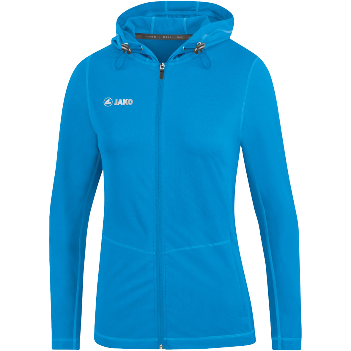 HOODED JACKET JAKO RUN 2.0, JAKO BLUE WOMEN.