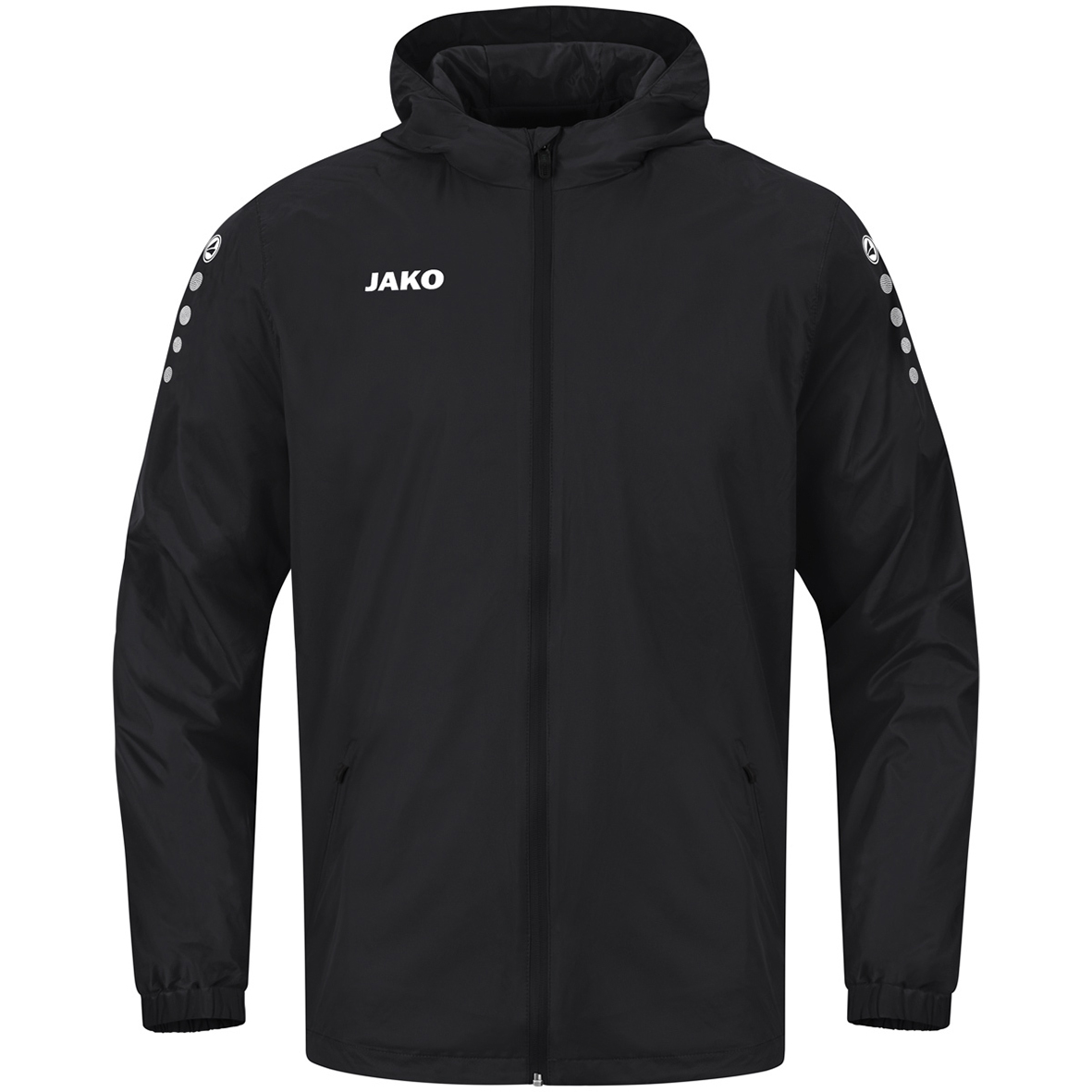 RAIN JACKET JAKO TEAM 2.0, BLACK MEN.