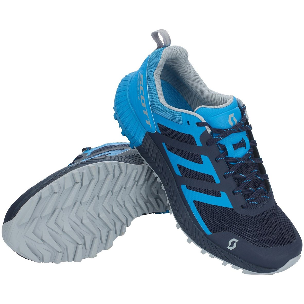 RUNNING SHOES SCOTT KINABALU 2, MIDNIGHT BLUE-ATLANTIC BLUE MAN.