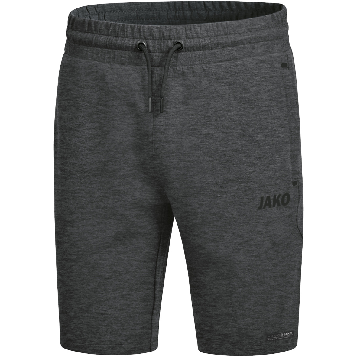 SHORTS JAKO PREMIUM BASICS, ANTHRACITE MELANGE MEN.