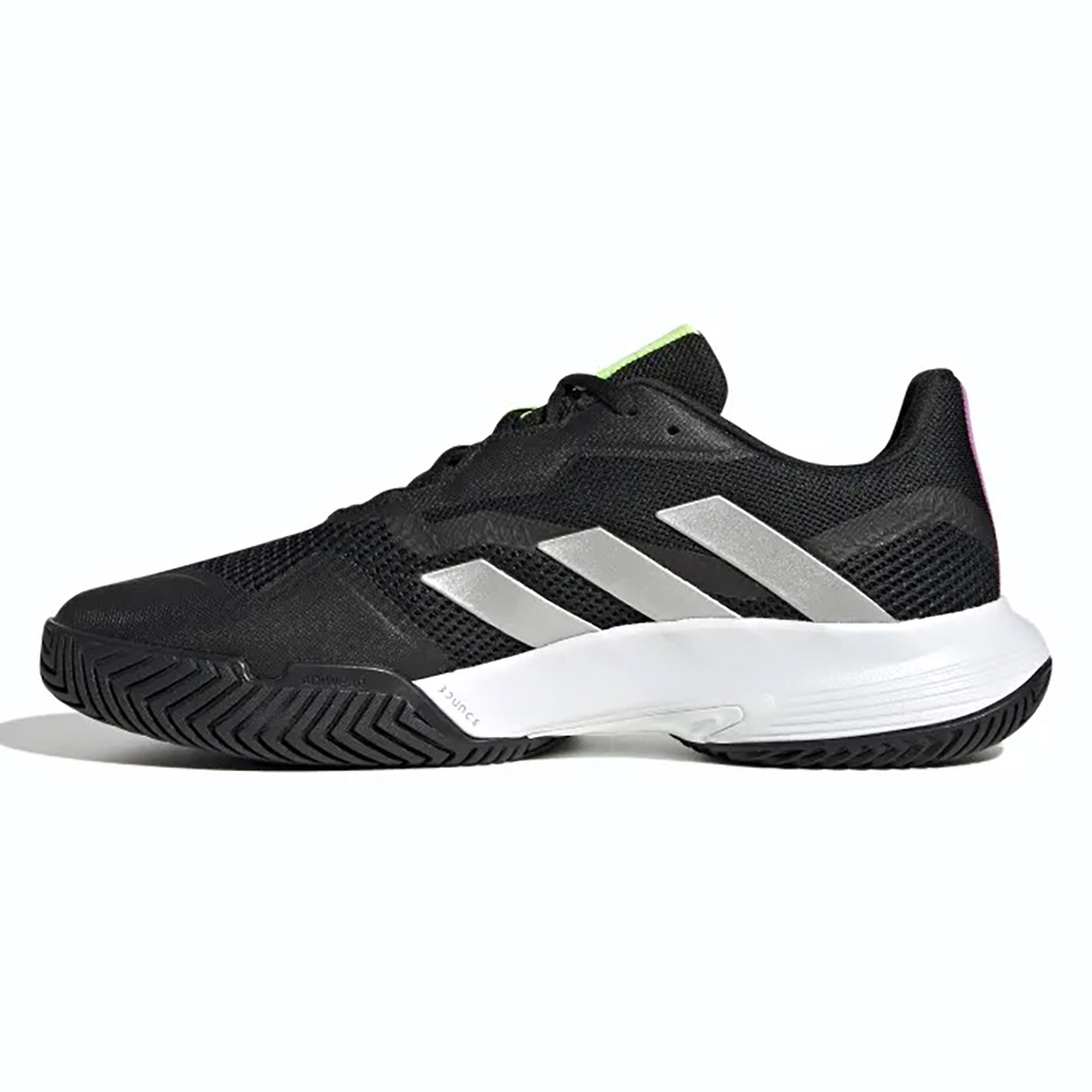 ADIDAS COURTJAM CONTROL, CORE BLACK-SILVER MET-FTWR WHITE MEN. 