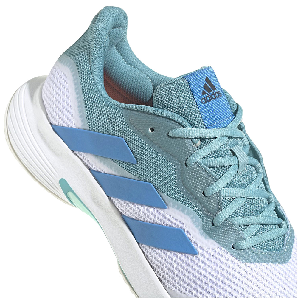 ADIDAS COURTJAM CONTROL, MINT TON-PULSE BLUE-FTWR WHITE MEN. 