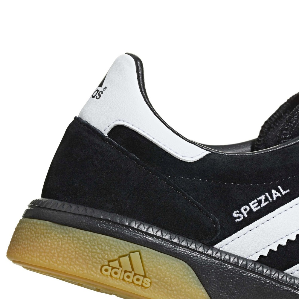 ADIDAS HB SPEZIAL HANDBALL SHOES, COREBLACK/COREWHITE/COREBLACK-MEN 