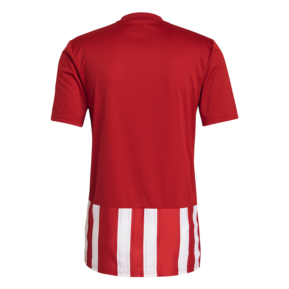 red and white striped adidas