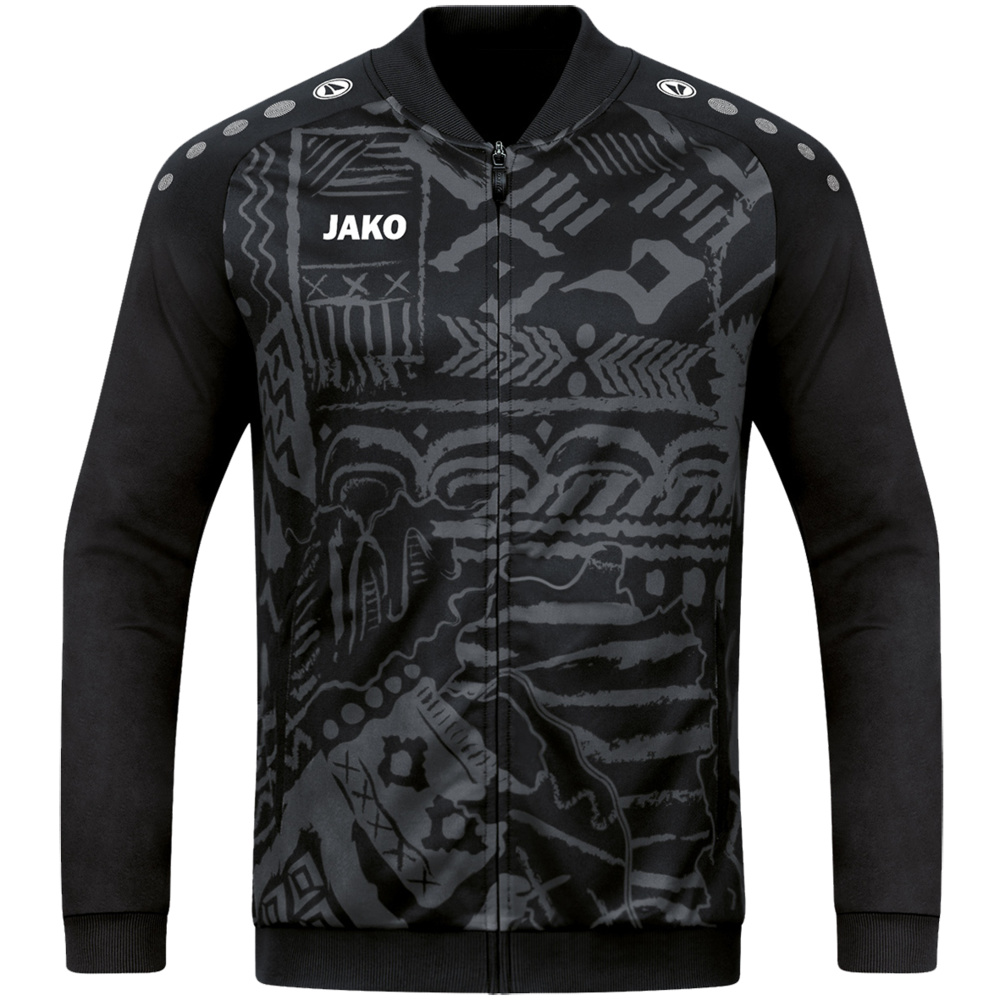 ANTHEM JACKET JAKO TROPICANA, BLACK-ANTHRACITE MEN. 