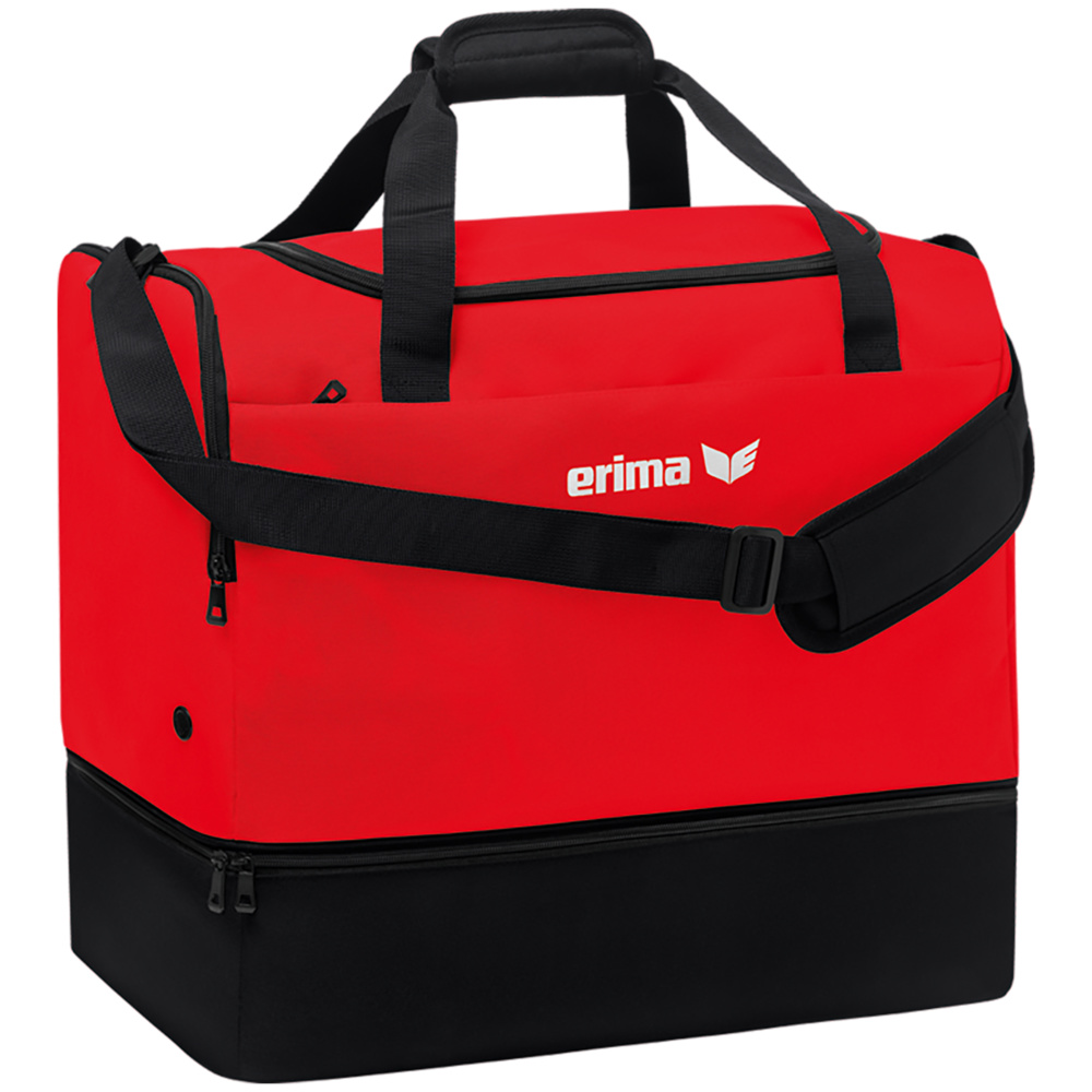 BOLSA DE DEPORTE ERIMA TEAM CON ZAPATILLERO, ROJA. 