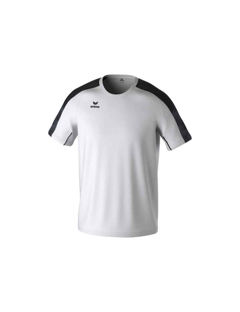 CAMISETA ERIMA EVO STAR, BLANCO-NEGRO-HOMBRE 