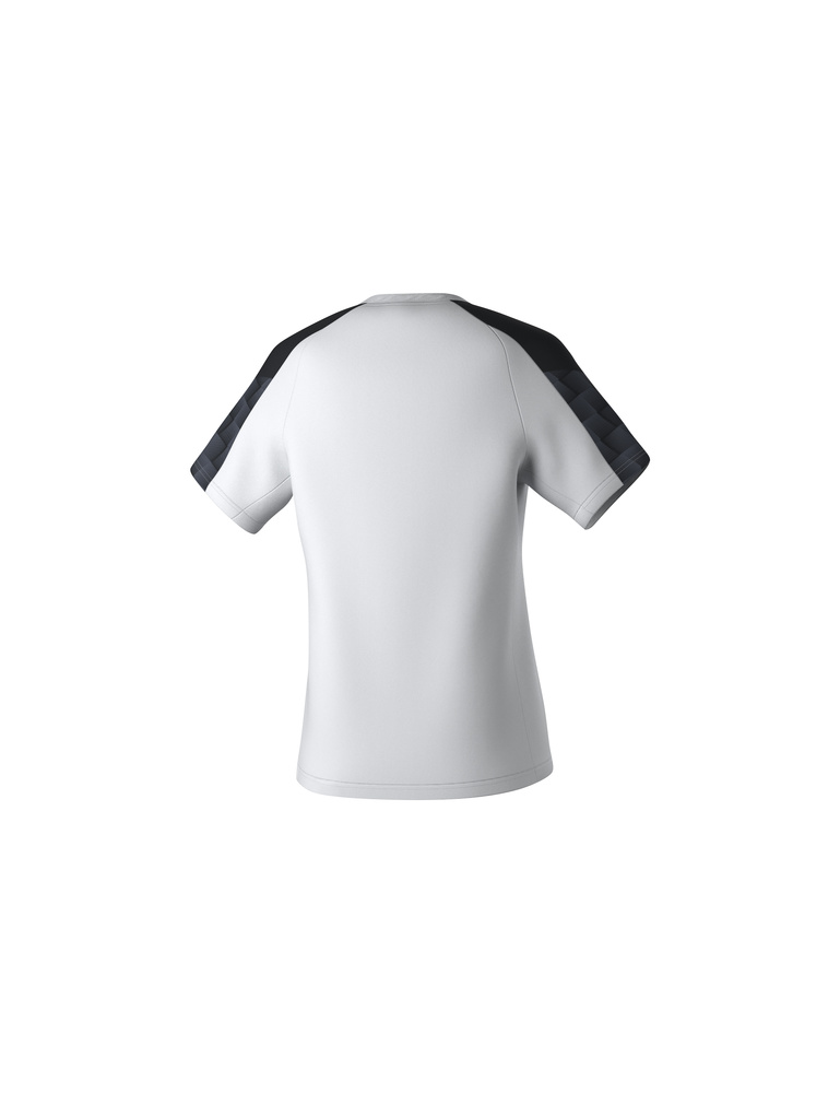 CAMISETA ERIMA EVO STAR, BLANCO-NEGRO-MUJER 