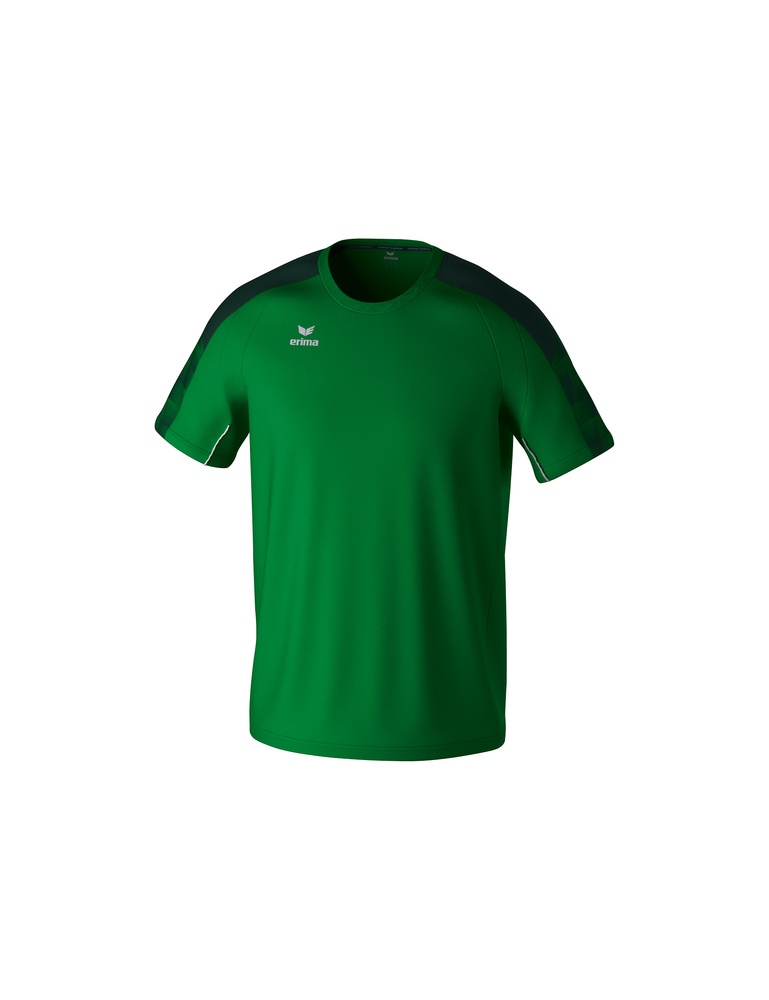 CAMISETA ERIMA EVO STAR, ESMERALDA-VERDE PINO-HOMBRE 