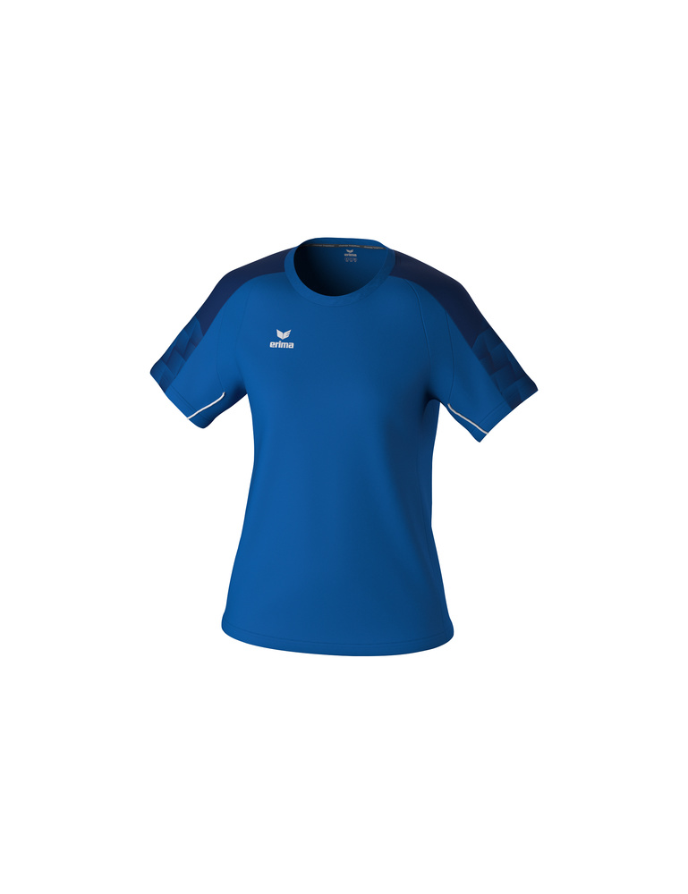 CAMISETA ERIMA EVO STAR, ROYAL-MARINO-MUJER 