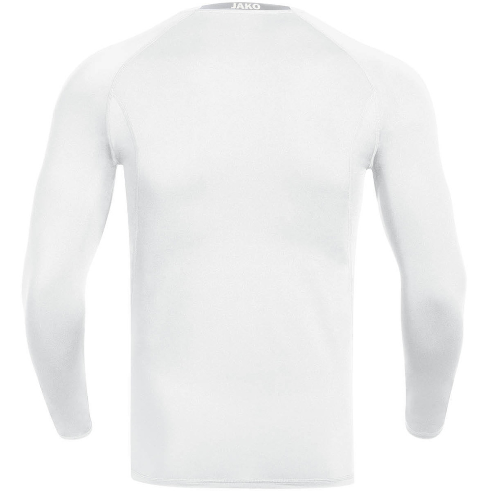 CAMISETA INTERIOR MANGA LARGA JAKO COMPRESSION 2.0, BLANCA HOMBRE. 