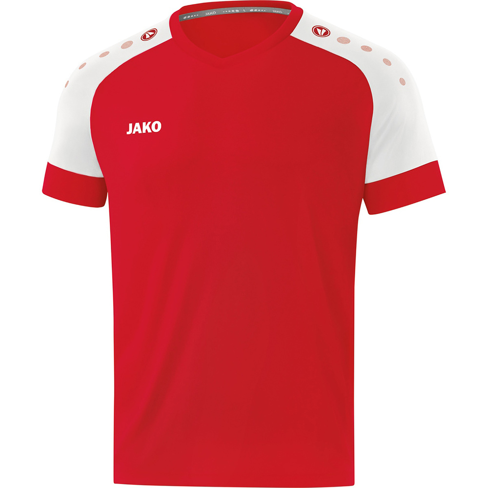 CAMISETA JAKO INTER MANGA LARGA, BLANCA-ROJA HOMBRE.