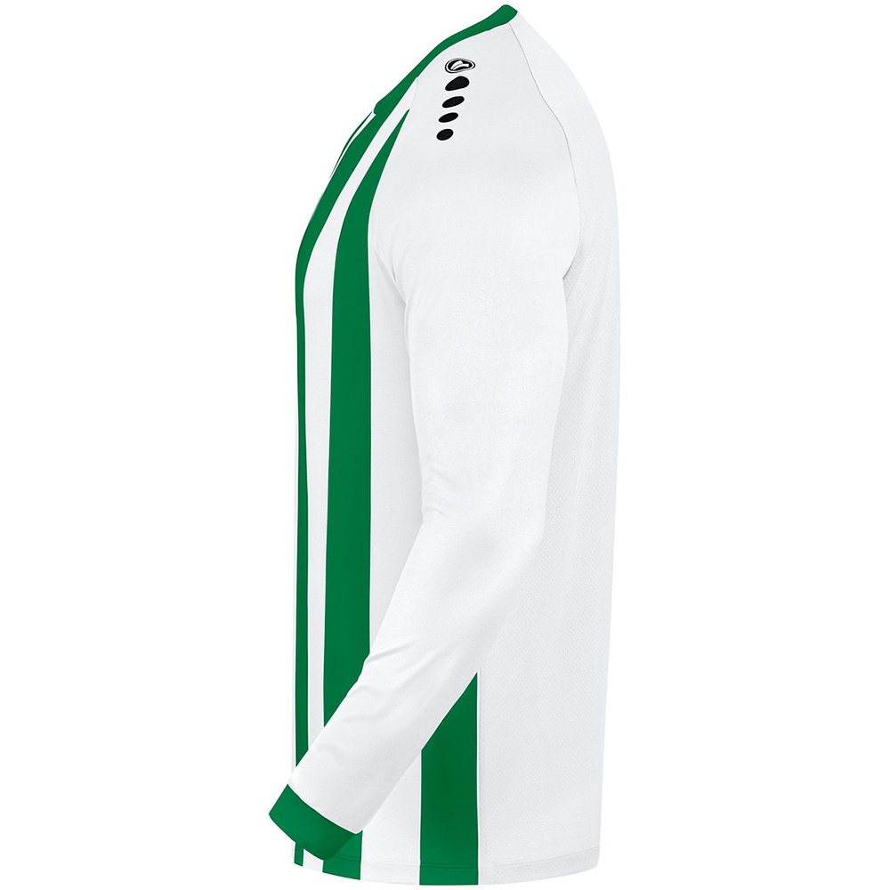 CAMISETA JAKO INTER MANGA LARGA BLANCA VERDE HOMBRE