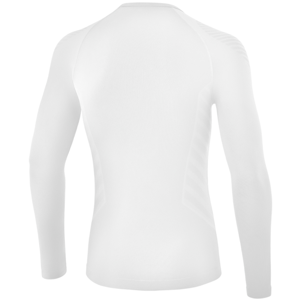 CAMISETA TÉRMICA MANGA LARGA ERIMA ATHLETIC, BLANCA UNISEX. 