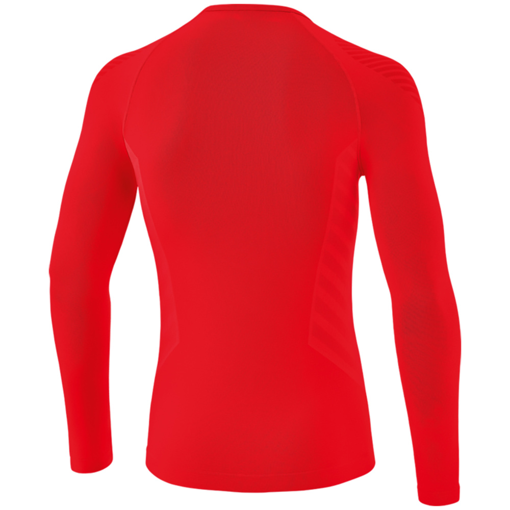 CAMISETA TÉRMICA MANGA LARGA ERIMA ATHLETIC, ROJA UNISEX. 