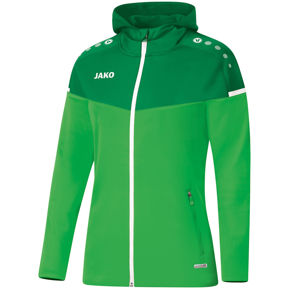 CHAQUETA CHÁNDAL PRESENTACIÓN JAKO CHAMP 2.0, VERDE-VERDE HOMBRE.