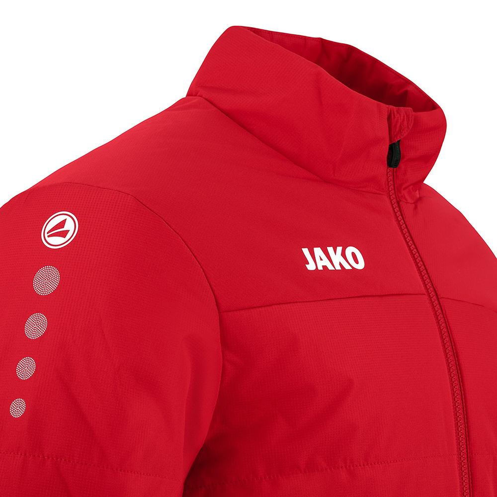 CHAQUETA DE ENTRENADOR JAKO TEAM, ROJA HOMBRE. 