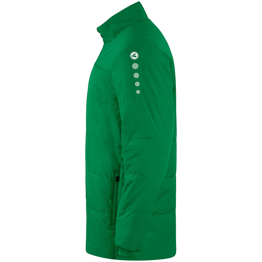 CHAQUETA DE ENTRENADOR JAKO TEAM, VERDE HOMBRE. 