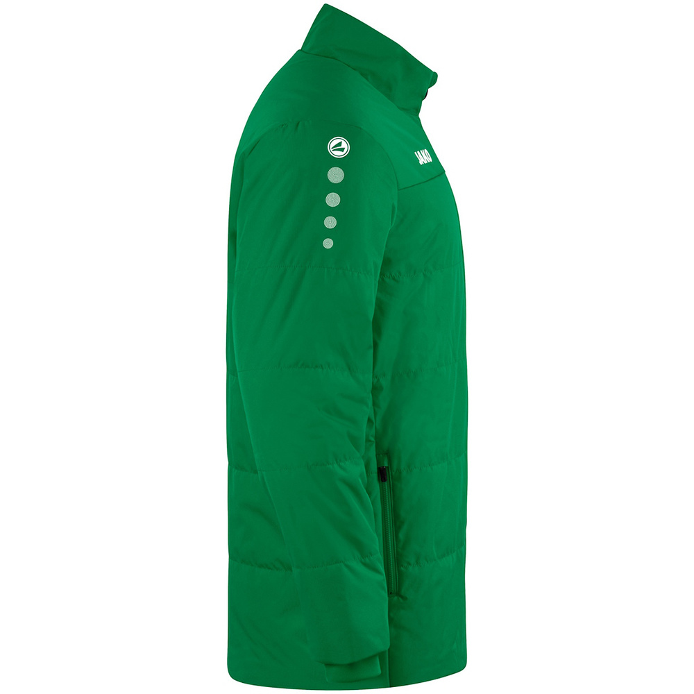 CHAQUETA DE ENTRENADOR JAKO TEAM, VERDE HOMBRE. 