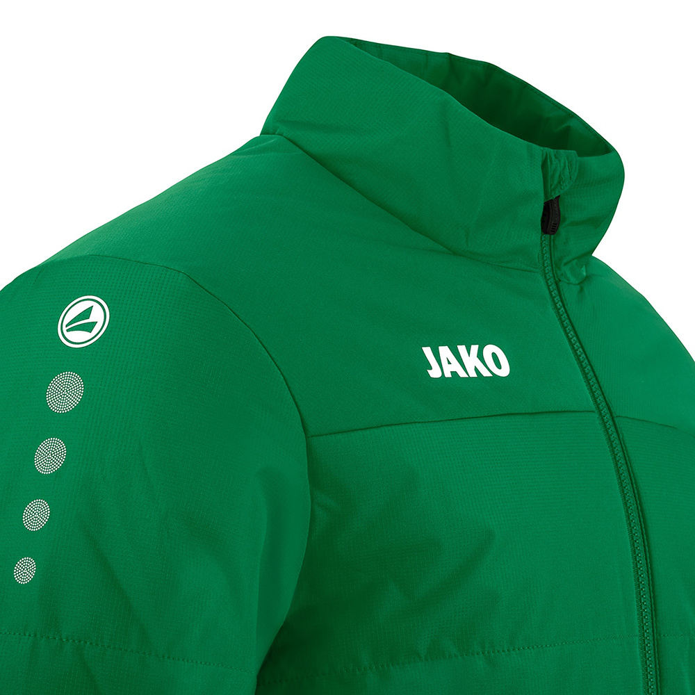 CHAQUETA DE ENTRENADOR JAKO TEAM, VERDE NIÑO. 