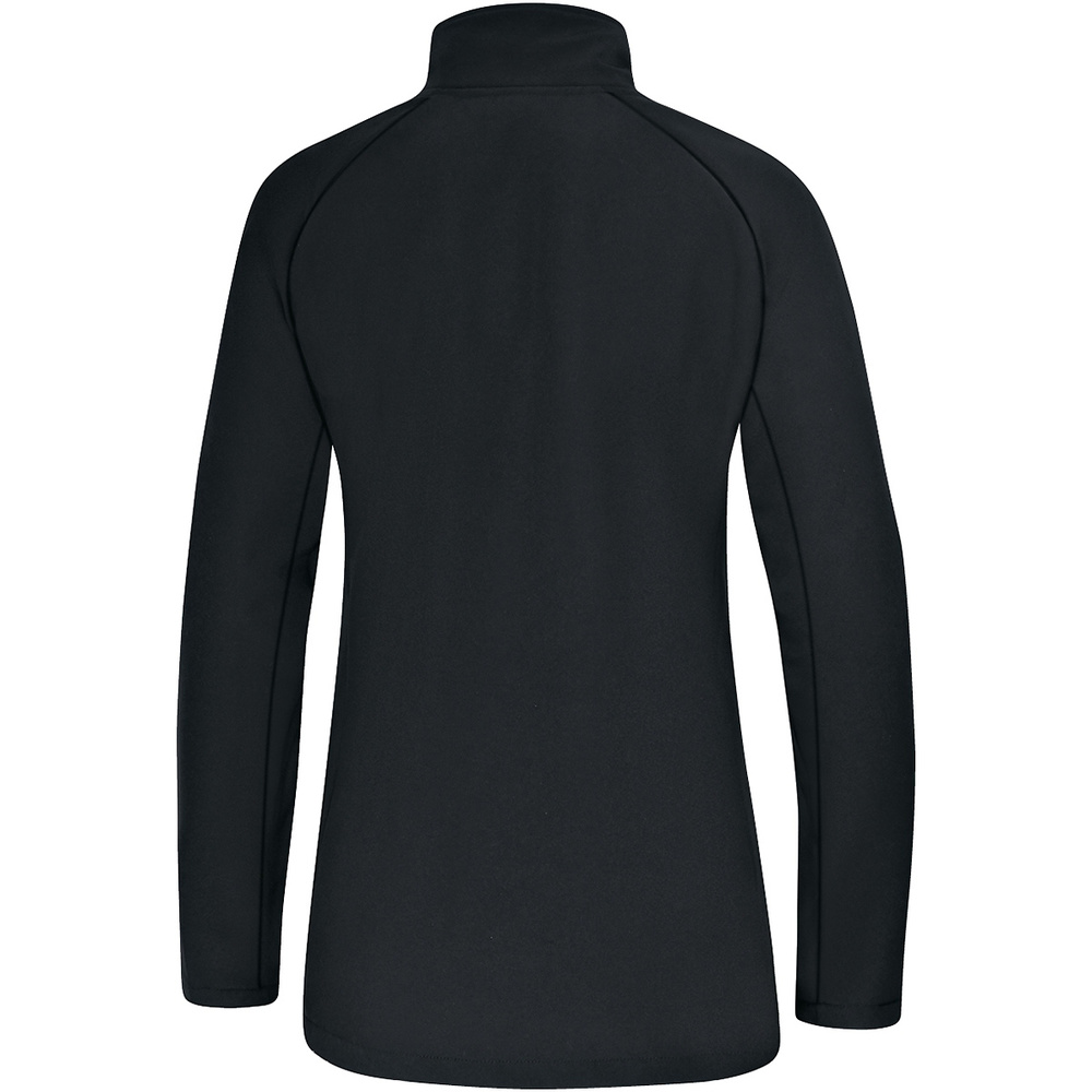 CHAQUETA SOFTSHELL JAKO TEAM, NEGRA MUJER 