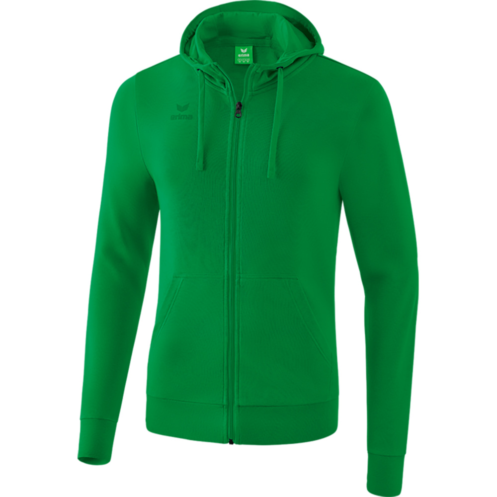 CHAQUETA-SUDADERA CON CAPUCHA ERIMA, ESMERALDA HOMBRE. 