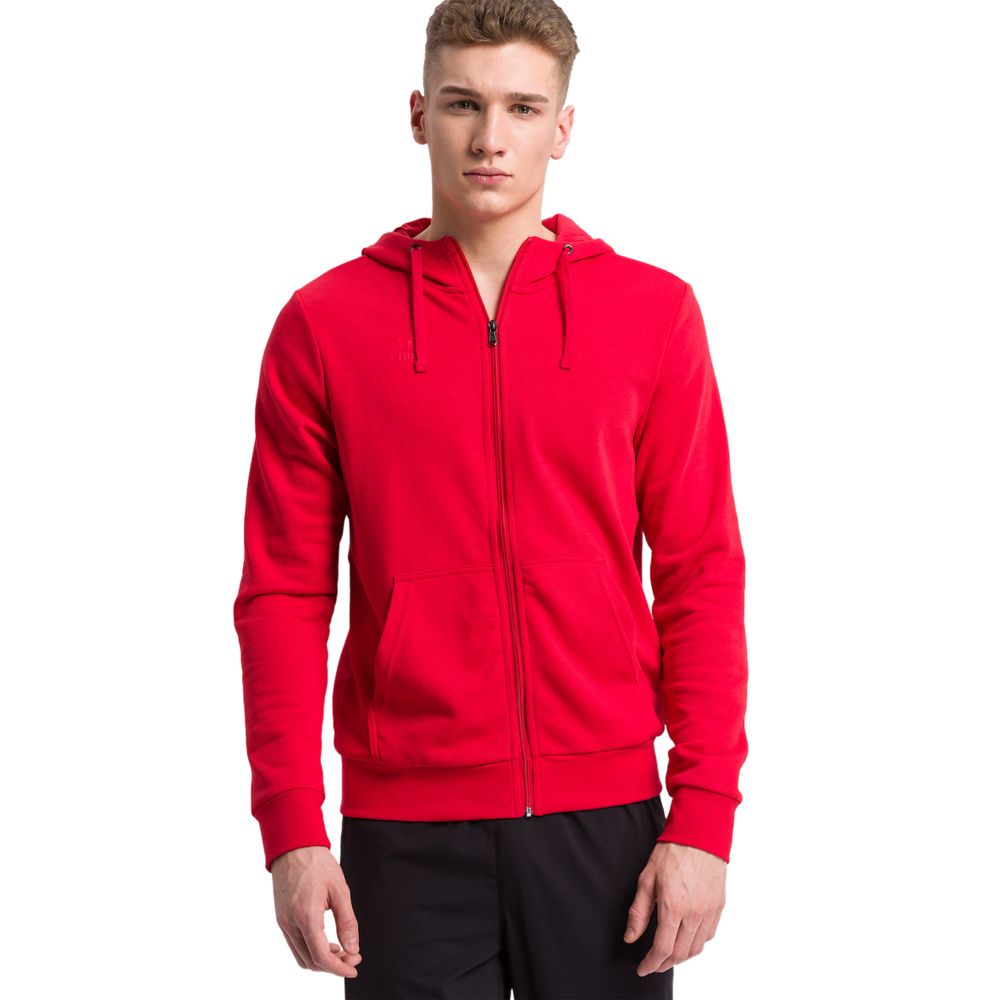 CHAQUETA-SUDADERA CON CAPUCHA ERIMA, ROJA NIÑO. 