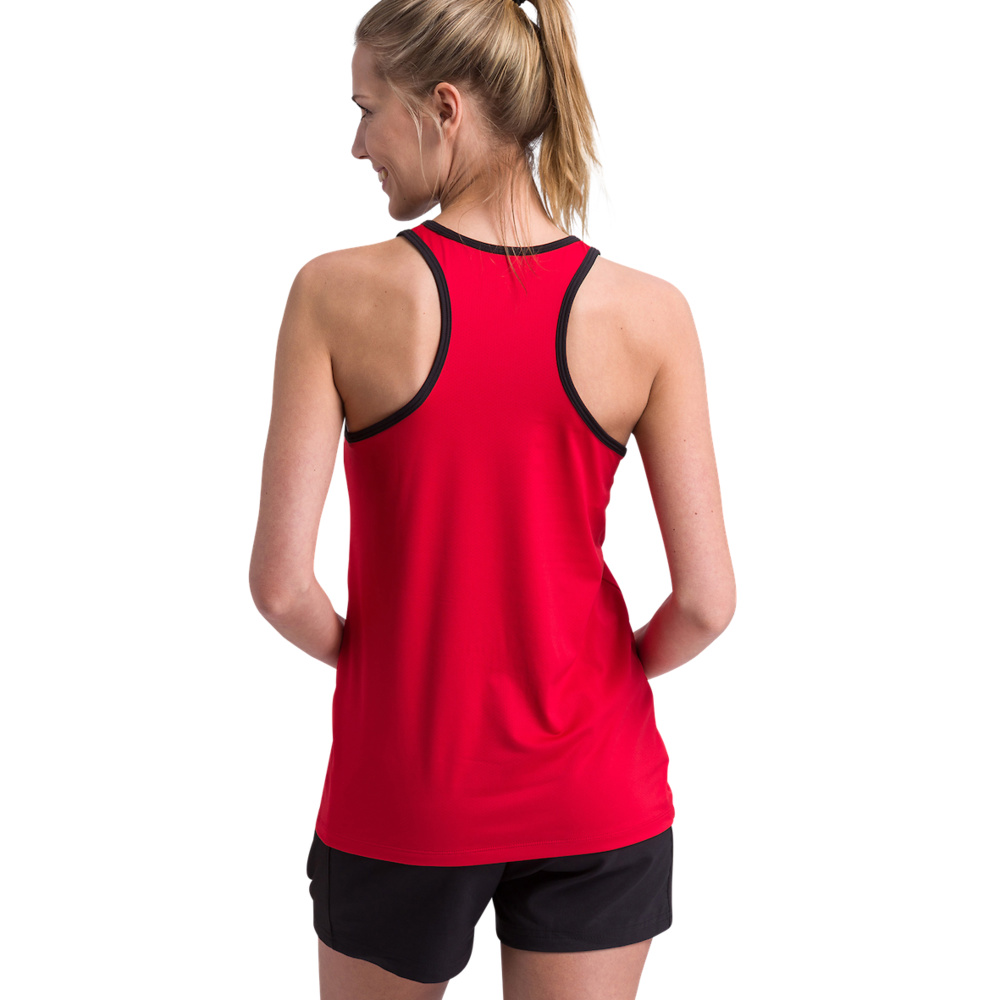 Camiseta tirantes 2025 roja mujer