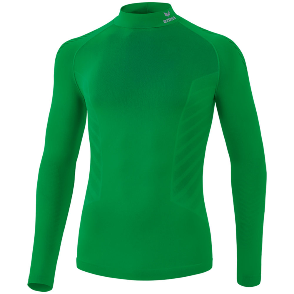 ERIMA ATHLETIC LONGSLEEVE TURTLENECK TOP, EMERALD UNISEX. 