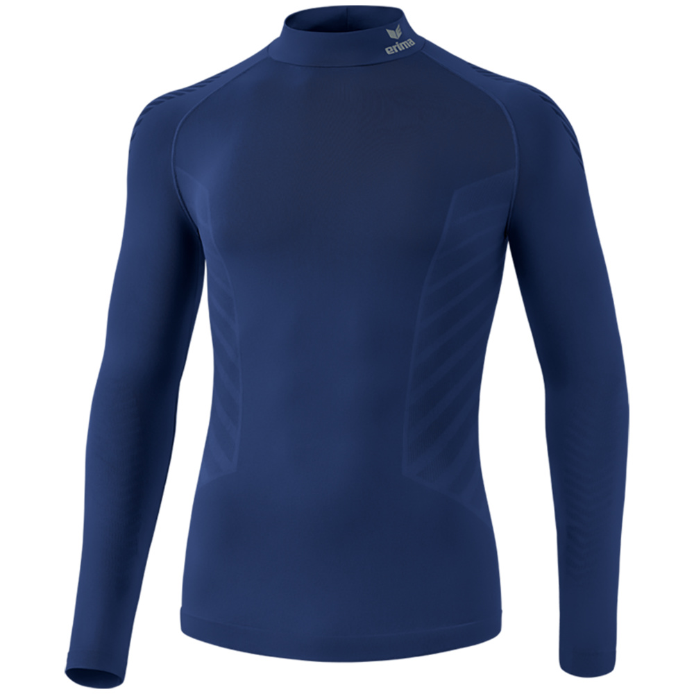 ERIMA ATHLETIC LONGSLEEVE TURTLENECK TOP, NEW NAVY UNISEX. 