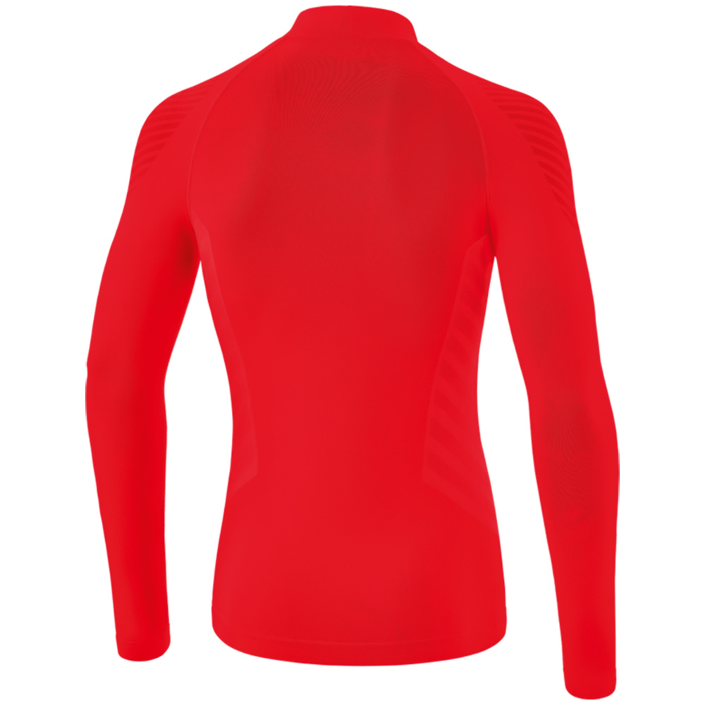 ERIMA ATHLETIC LONGSLEEVE TURTLENECK TOP, RED UNISEX. 