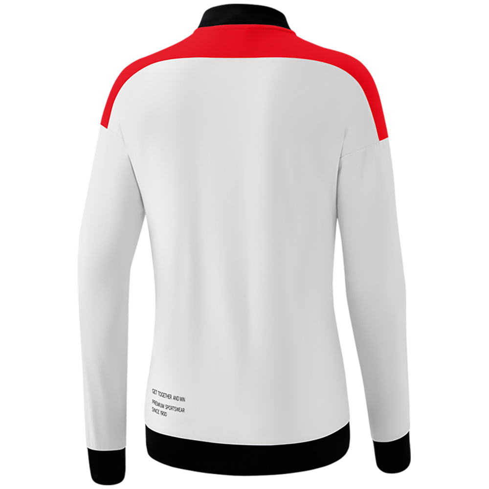 ERIMA CHANGE PRESENTATION JACKET, WHITE-RED-BLACK WOMEN. 