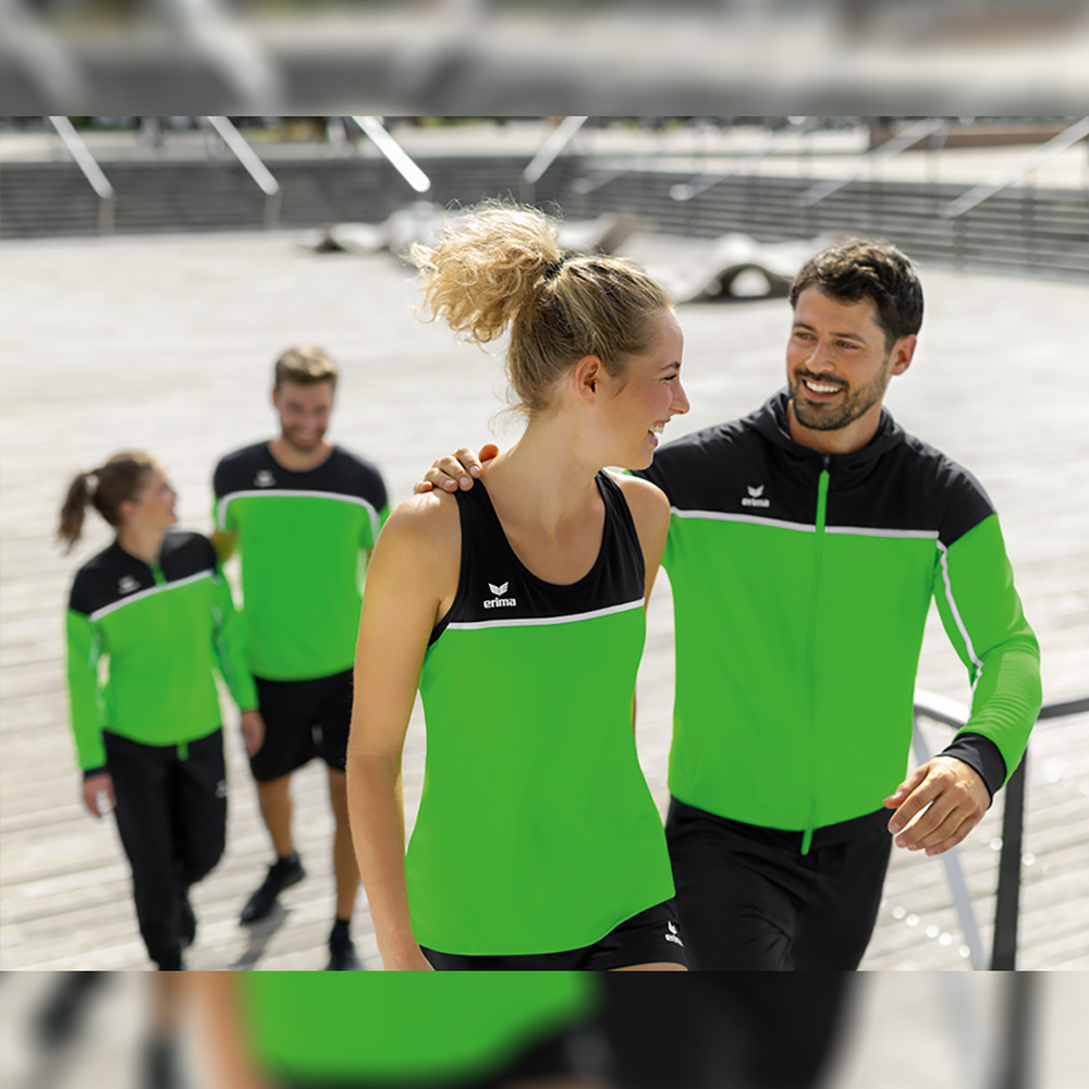 ERIMA CHANGE TRAINING JACKET WITH HOOD, GREEN-BLACK-WHITE MEN. 