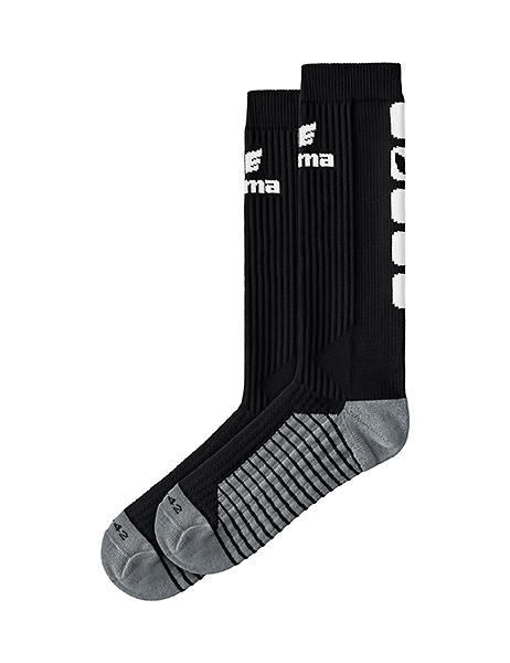 ERIMA CLASSIC 5-C CALCETINES LARGOS, NEGRO-BLANCO. 