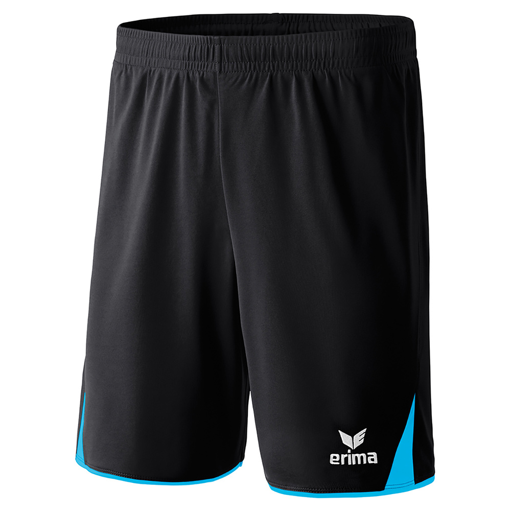 ERIMA CLASSIC 5-C SHORTS, BLACK-FLUOR-YELLOW KIDS. 