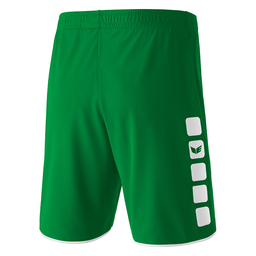 ERIMA CLASSIC 5-C SHORTS, EMERALD-WHITE MAN. 